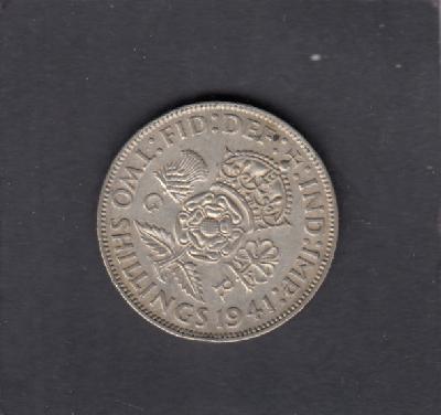 Beschrijving: 2 Shilling GEORGIUS VI 